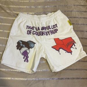 That’s A Awful Lot Of Cough Syrup Texas Sweatshorts by Desto Dubb